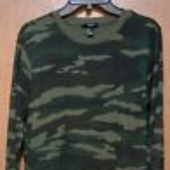 Forever 21 (Camo Sweater)-(Brown/Green)-(Pre-owned)-(New Condition)-(Size M)-$25 - Picture 2 of 4